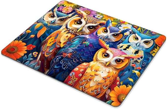 Owl Mouse pad Customized Mousepad Non-Slip Rubber Base Mouse Pads for Computers Laptop Office Desk Accessories Mouse pad