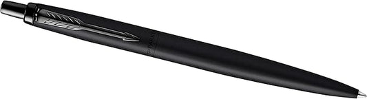 Parker Jotter XL Ballpoint Pen, Monochrome Matte Black, Medium Point, Blue Ink, Gift Box - Smooth Writing, Signature Design, Stationary, Desk Essentials