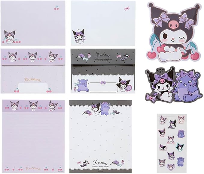 Sanrio 493937 Character Letter Set, Chromi, Package: Approx. Width 6.3 x Depth 0.3 x Height 8.7 inches (16 x 0.8 x 22 cm)