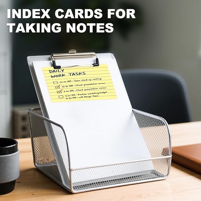 600 Count Colored Index Cards 3x5 in Ruled Flash Cards for Studying, 12 Pack of 50, Multilcolor Notecards Lined Flash Cards Bulk, Neon Flashcards Note Cards, 3x5 Index Cards for School, Home, Office