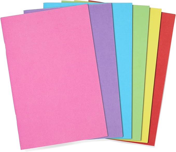 Paper Junkie 24 Pack Unlined Notebooks for Students - Blank Books for Kids to Write Stories and Draw - A5 Sketchbooks (5.5 x 8.5 In Blank Story Book For Kids)