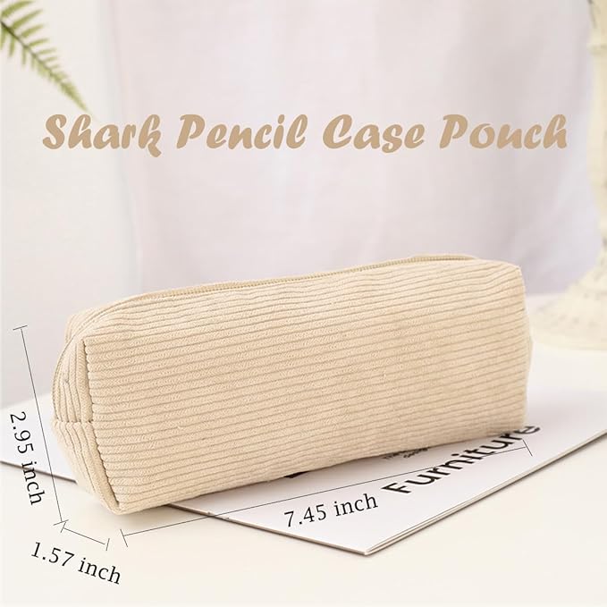 Pencil Case Pouch Pen Case Shark Office Stationery Storage Bag Makeup Cosmetic Bags