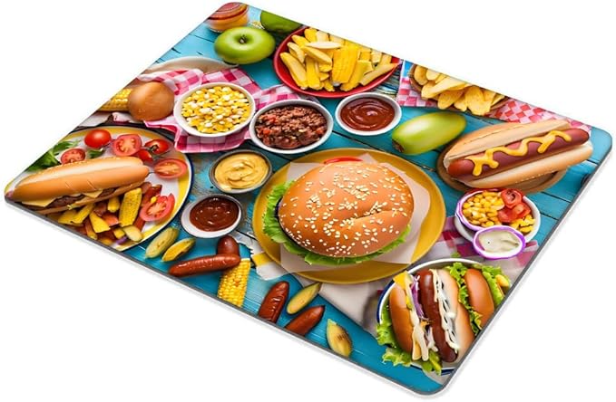 Delicacies at The Market Mouse pad Customized Mousepad Non-Slip Rubber Base Mouse Pads for Computers Laptop Office Desk Accessories Mouse pad