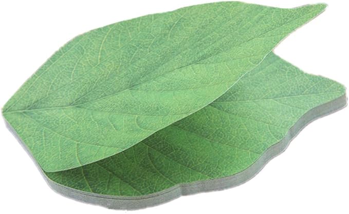 Funny live Leaf Sticky Note Pads Memo Pads Anti-Forgetting Reminder Note DIY Decoration Home Wall/Photo Wall Decoration,50 Sheets/Pad,8 Pads,400 Pages in Total