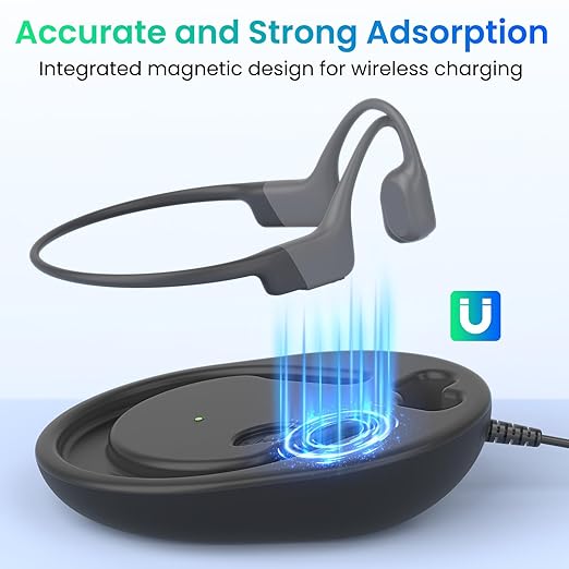 Charging Stand Compatible with Shokz Charging Cable, 3.93ft Magnetic Charger Cable USB, Wireless Charger Cord for Shokz Headphones OpenRun Pro,OpenRun,OpenRun Mini, OpenRun Pro Mini