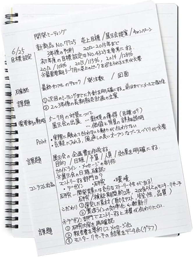Maruman MNEMOSYNE Soft Cover Notebook 8.27 x 5.83 Inches (A5), 7mm ruled 24-line, 80 Sheets, Off-White, 1 ea. (N295-06)