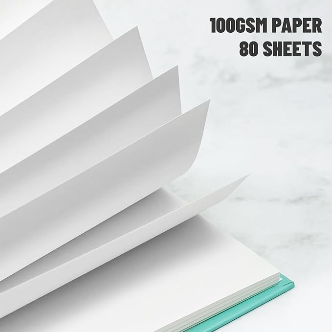 Blank Spiral Notebook B5 Pink Hardcover Sketch Book -7.48" X 10.18" 4 Pack unlined Journal for Drawing,160 Pages 100GSM Thick Paper for Note Taking School Office