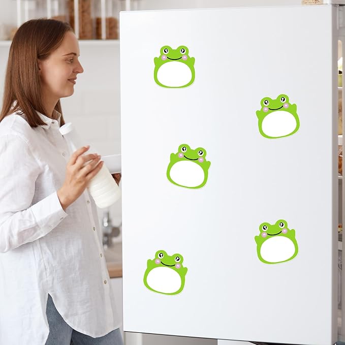 160Pcs Frog Sticky Notes Sets - Animal Shaped Kawaii Sticky Notes, Repositionable Frog Accessories for Office School Creative Gifts