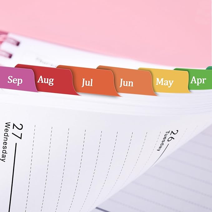 2026 Planner - Planner 2026, 2026 Planner Weekly and Monthly with Tabs, Jan 2026 - Dec 2026, 6.25" × 8.3", Strong Twin-Wire Binding