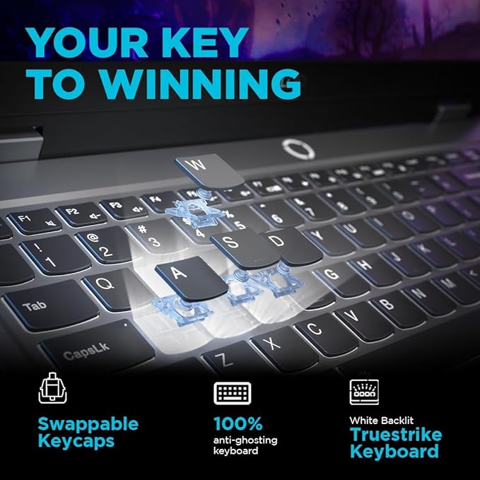 Lenovo LOQ RTX 5050 Pro AI-Gaming PC, 17.3" FHD 165Hz, Intel Core i5-13450HX, NVIDIA GeForce RTX 5050, 16GB DDR5 RAM, 2TB SSD, Backlit KB, Bundle with PCO Notebook Folding Radiator, Laptop Cooler