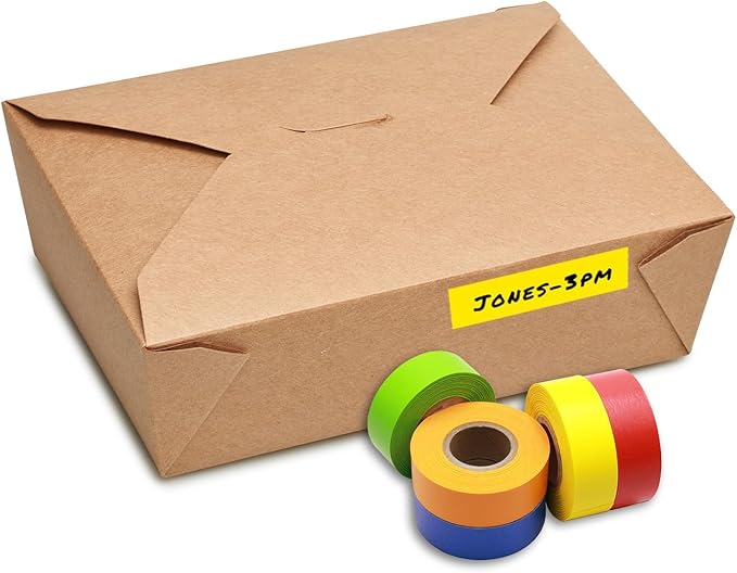 ChromaLabel Color Code Labeling Tape Variety Pack, 5 Assorted Colors, 500 inch Rolls, 0.75 inch (Pack of 2)