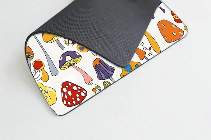 Mushroom Art Mouse pad Non-Slip Rubber Base Mouse Pads for Computers Laptop Office Desk Accessories Mouse pad