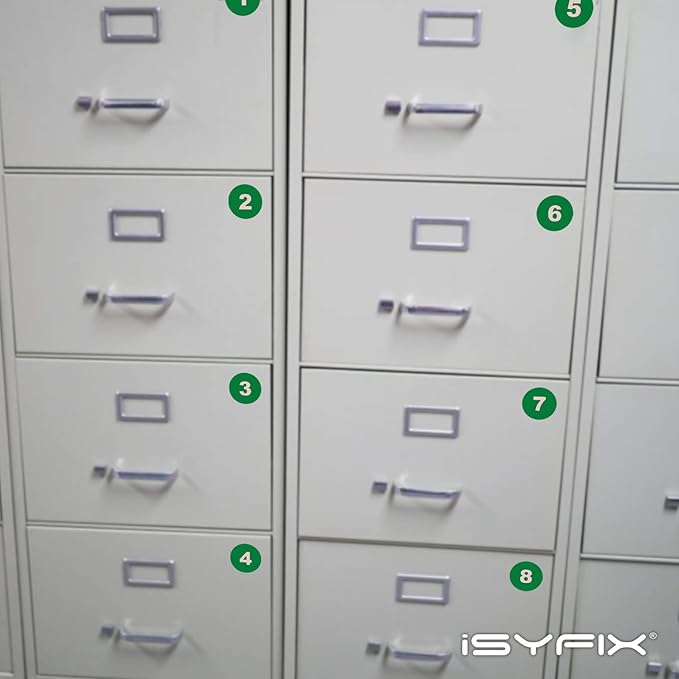 iSYFIX Green Consecutive Number Stickers – 1 to 100, 1.5-inch, 1 set – Vinyl Self Adhesive Premium Decal, Ideal for Inventory, Storage, Organizing, Boxes, Bins, Toolbox, Lockers & More, Indoor/Outdoor
