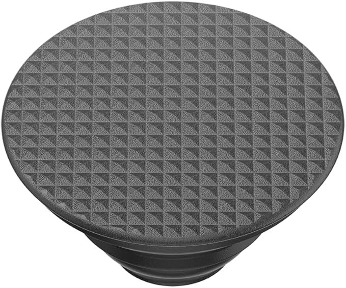 PopSockets Adhesive Phone Grip, Holder, Phone Stand, Black - Knurled Texture Black