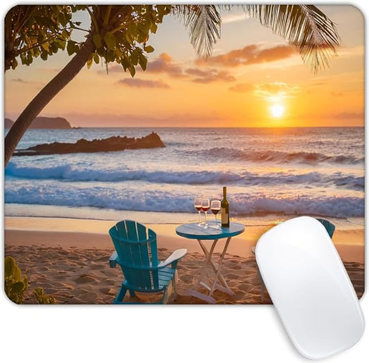 Sunset Over The Ocean Mouse pad Customized Mousepad Non-Slip Rubber Base Mouse Pads for Computers Laptop Office Desk Accessories Mouse pad