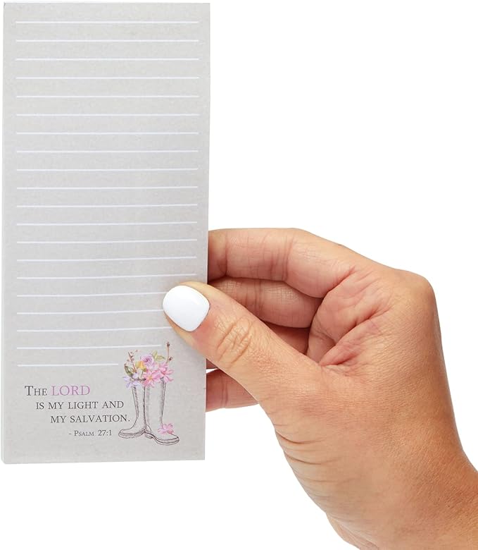 Juvale Fridge Magnets Christian Notepads - 2.75 x 6.25 In, Multicolor, 12-Pack - To-Do & Grocery List Notepad - Religious Gifts