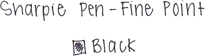 Sharpie Stainless Steel Grip Pen, Fine Point (0.8mm), Black, 1 Count