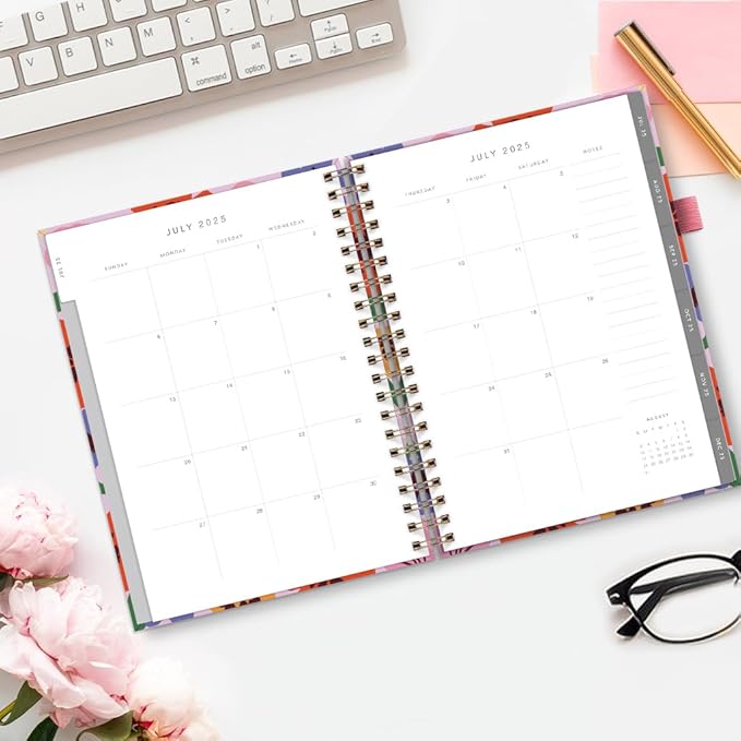 And Per Se Teacher Planner 2025-2026 Academic Year -Teacher Lesson Planner from July 2025 to June 2026, 8.5" x 11", Weekly & Monthly Planning for Teachers with Monthly Tabs, Stickers (Color Block)