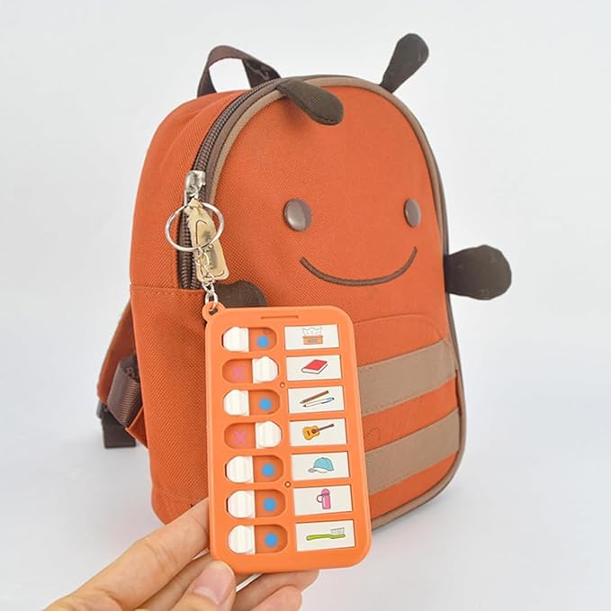 Chore Planning Chart Key Chains 3 Pcs Chore Schedule Key Rings Daily Weekly Memo Checklist Boards for Kids Adults Habit and Behavior Planner Tracker