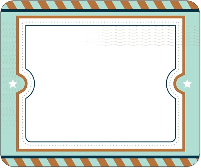 Carson Dellosa Let's Explore 40PC Name Tags, Retro Nametags for Daycare Labels, Locker Organization, Hello My Name is Stickers, Back to School Decor, Classroom Essentials and Teacher Supplies