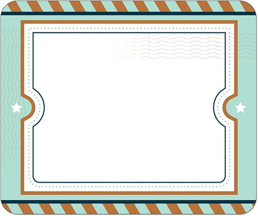 Carson Dellosa Let's Explore 40PC Name Tags, Retro Nametags for Daycare Labels, Locker Organization, Hello My Name is Stickers, Back to School Decor, Classroom Essentials and Teacher Supplies