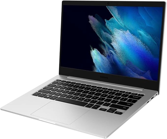 Samsung Galaxy Book Go 5G Laptop (256GB, 8GB RAM, Wi-Fi + 5G / 4G LTE) 14.0" Snapdragon 8cx Gen 2, GSM Unlocked Windows 11 Cellular Notebook w/ 180-Degree Hinge (Silver) (Renewed)