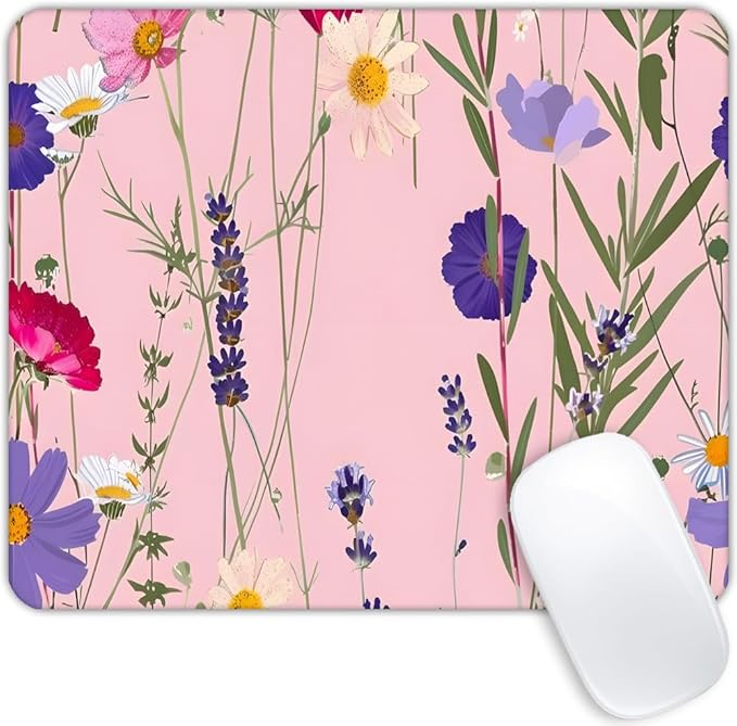 Flower Mouse pad Non-Slip Rubber Base Mouse Pads for Computers Laptop Office Desk Accessories Mouse pad
