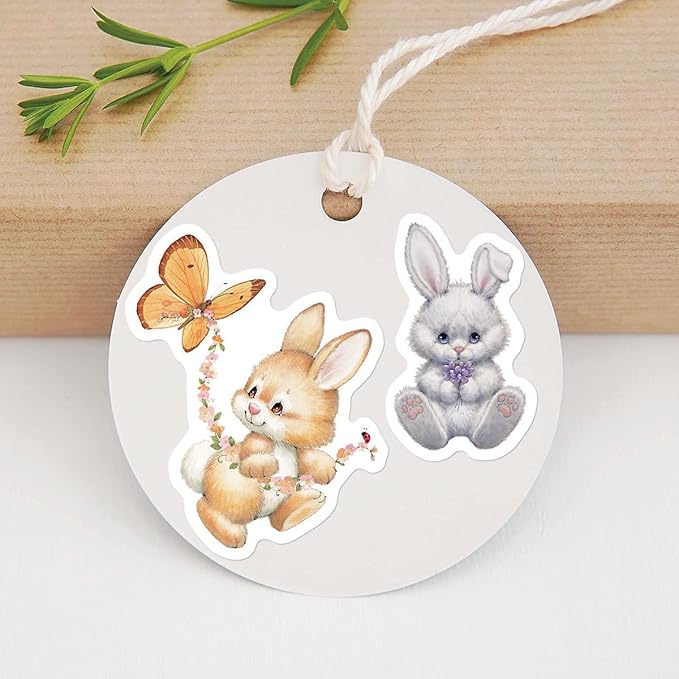 Current Easter Bunnies & Chicks Morehead Sticker Variety Pack -2 Sheets, 116 Assorted Stickers for Kids, Teachers, School, Scrapbooking, Journals, Monthly Planners, Calendars, Crafts & Greeting Cards