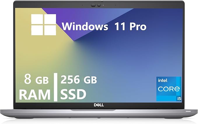 Dell Latitude 5420 Laptop, 14" Business Notebook, Core i5-1135G7, 8 GB RAM, 256 GB SSD, CAM, Windows 11 Pro (Renewed)