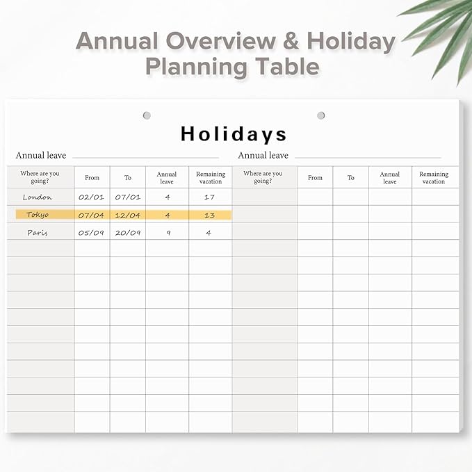Desk Calendar (Jan.2026 – Jun.2027) 17" ×12.4" with Marked Holidays and 234 Stickers, Large 18 Months Desk Calendar 2026 for Office, Home, School