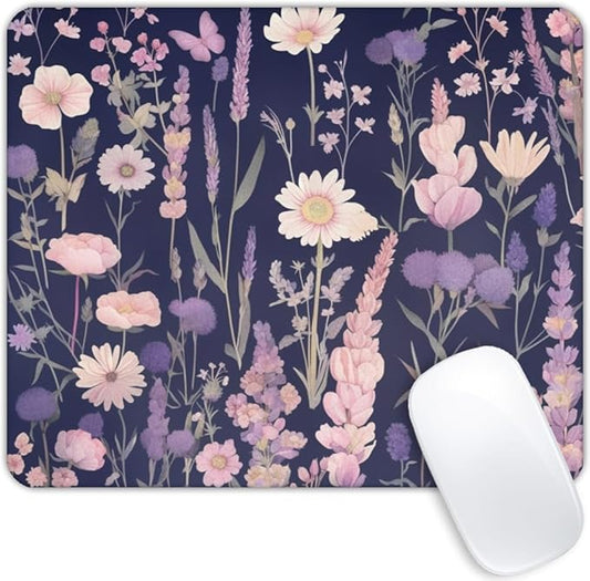 Cherry Blossoms Purple Mouse pad Customized Mousepad Non-Slip Rubber Base Mouse Pads for Computers Laptop Office Desk Accessories Mouse pad