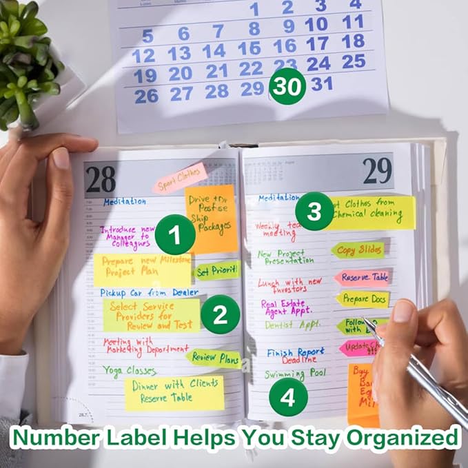 Number Stickers, Consecutive Number Stickers 1-50, 10 Sheets Round Numbers Labels, Green Small Number Sticker Vinyl Numbers Decals for Office, Classroom, Storage, Inventory, Indoor, Outdoor, 1 inch