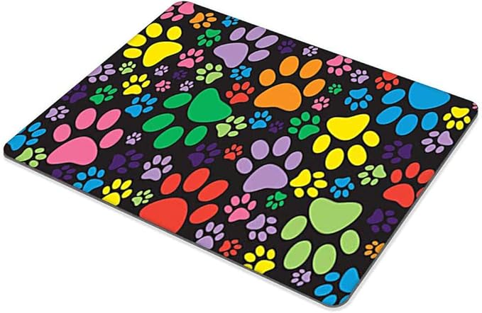 Home Garden Puppy Paws Mouse pad Customized Mousepad Non-Slip Rubber Base Mouse Pads for Computers Laptop Office Desk Accessories Mouse pad