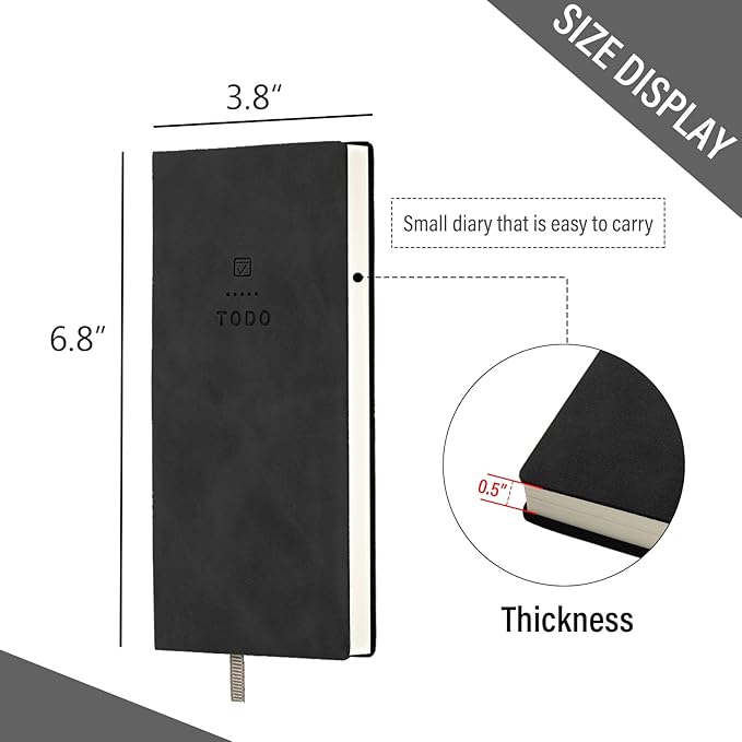 to Do List Notebook 196 Pages Daily to Do List Notepad for Work Pocket to Do List Undated Daily Planner Small Checklist Notebook