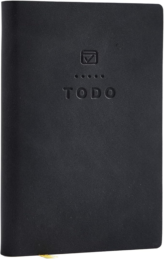 Tiita to Do List Notebook 98 Pages Daily to Do List Notepad for Work Pocket to Do List Undated Daily Planner 4.2"x 2.8" Small Checklist Notebook Black
