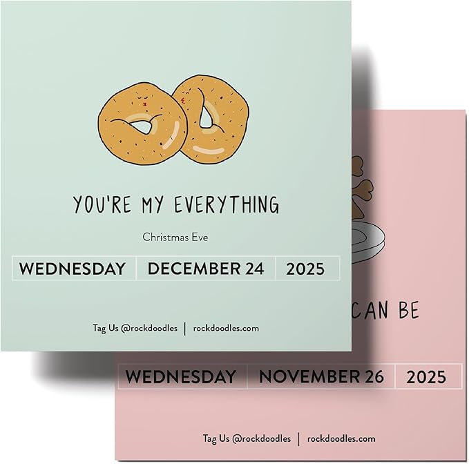 rockdoodles 2025 Punny Daily Desk Calendar (2025 Calendar)
