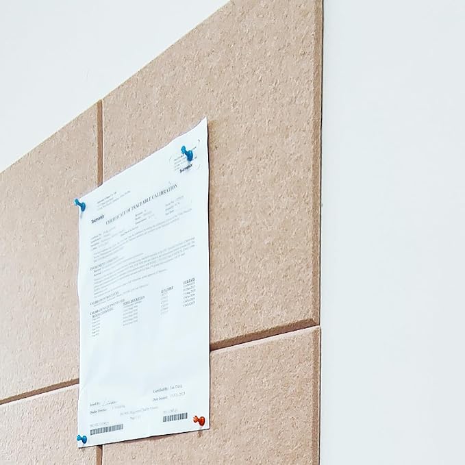 Large Cork Board Alternative, 11.8''x11.8'' 12 Pack Felt Bulletin Board with Safe Removable Adhesive Tabs, Connectable Felt Wall Tiles Bulletin Boards Cork Boards for Walls (Light Pink, 12 Panels)