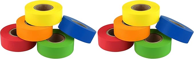 ChromaLabel Color Code Labeling Tape Variety Pack, 5 Assorted Colors, 500 inch Rolls, 0.75 inch (Pack of 2)
