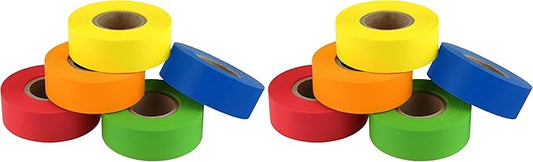 ChromaLabel Color Code Labeling Tape Variety Pack, 5 Assorted Colors, 500 inch Rolls, 0.75 inch (Pack of 2)