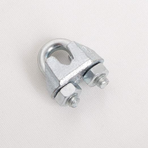 Wire Rope Clamp 5/16 inch 10 Pack Zinc Plated - Wire Rope Clip - Wire Cable Clamps