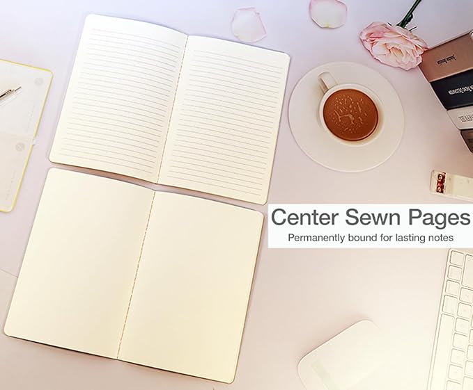 48 Pack A5 Kraft Notebook,Blank Pages - 60 Pages (30 Sheets),Sketch Book Bulk, 8.3”x 5.5” Small Kraft Notebook