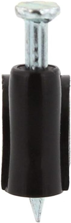 Secure 8mm Black Round Nail Cable Clip for Coax, Ethernet, and Telephone Cable Management - 100 Pack