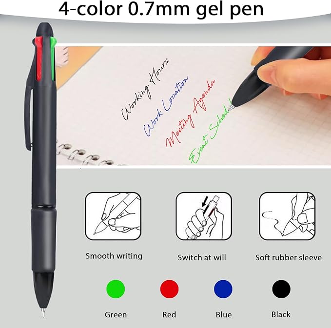 10Pcs Black Cute Cat Stationery Set Cat School Supplies Kawaii Japanese Stationery Birthday GIFS Including Pens Pencil Sharpener Highlighter Eraser Correction Tape Ruler for Office School Supplies