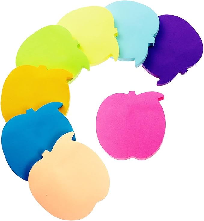 Sticky Notes, 560 Sheets 3 × 3 Inches Self Sticky Notes Pad, Colour Sticky Notes, Bright Colors Self-Stick Pads for Home Office Notebook(8 Color)
