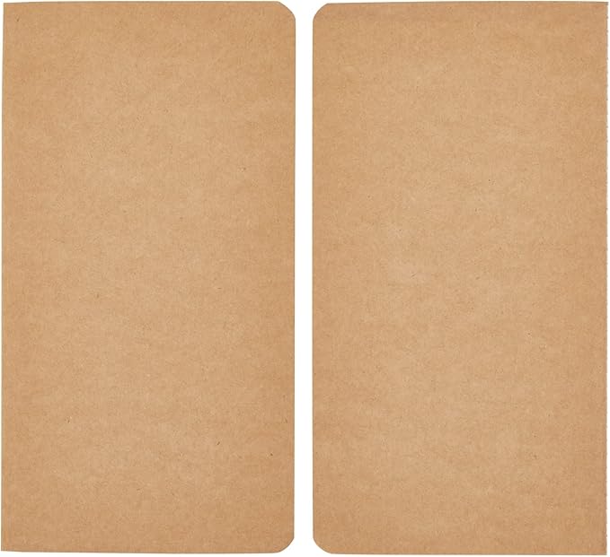 Paper Junkie Bulk Kraft Paper Notebooks - H5 (4.4 x 8.26 In), 12-Pack Soft Cover Kraft Brown - Lined Travel Journal & Creative Writing Notebook