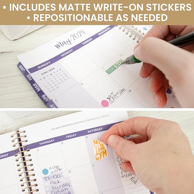 bloom daily planners Health Wellness and Fitness Planner Stickers - Variety Sticker Pack - Six Sticker Sheets Per Pack!