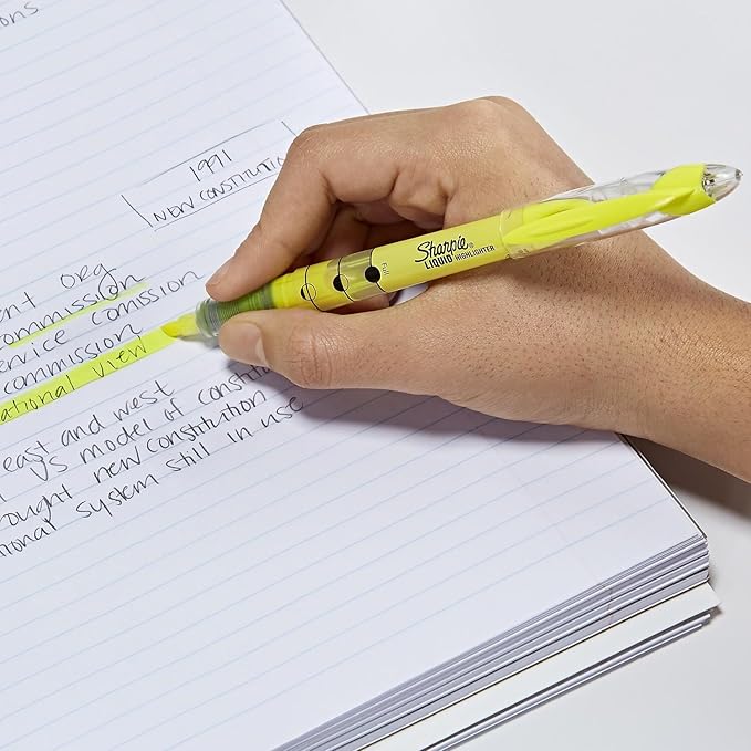 Sharpie 1754463 Accent Liquid Pen Style Highlighter Chisel Tip Fluorescent Yellow Dozen