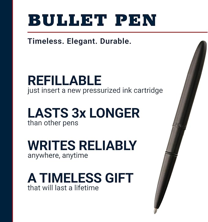 Fisher Space Pen - Bullet - Matte Black, Gift Boxed (400B)