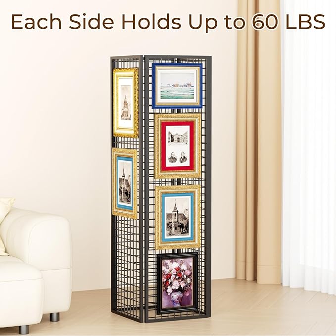 Grid Wall Panels Foldable Gridwall Panel Display Stand Art Show Display Panels for Vendor Events Craft Shows Merch Display