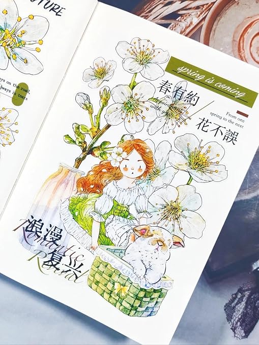 Seahorse Forest Vol6 A34 Cute Rabbit Ji,Pre-Cut Kawaii Thin Clear PET Washi Tape Stickers,Original Design,for Journaling,Scrapbooking,Planner,Scrapbook Supplies,Scrapbook Stickers, Bullet Journal